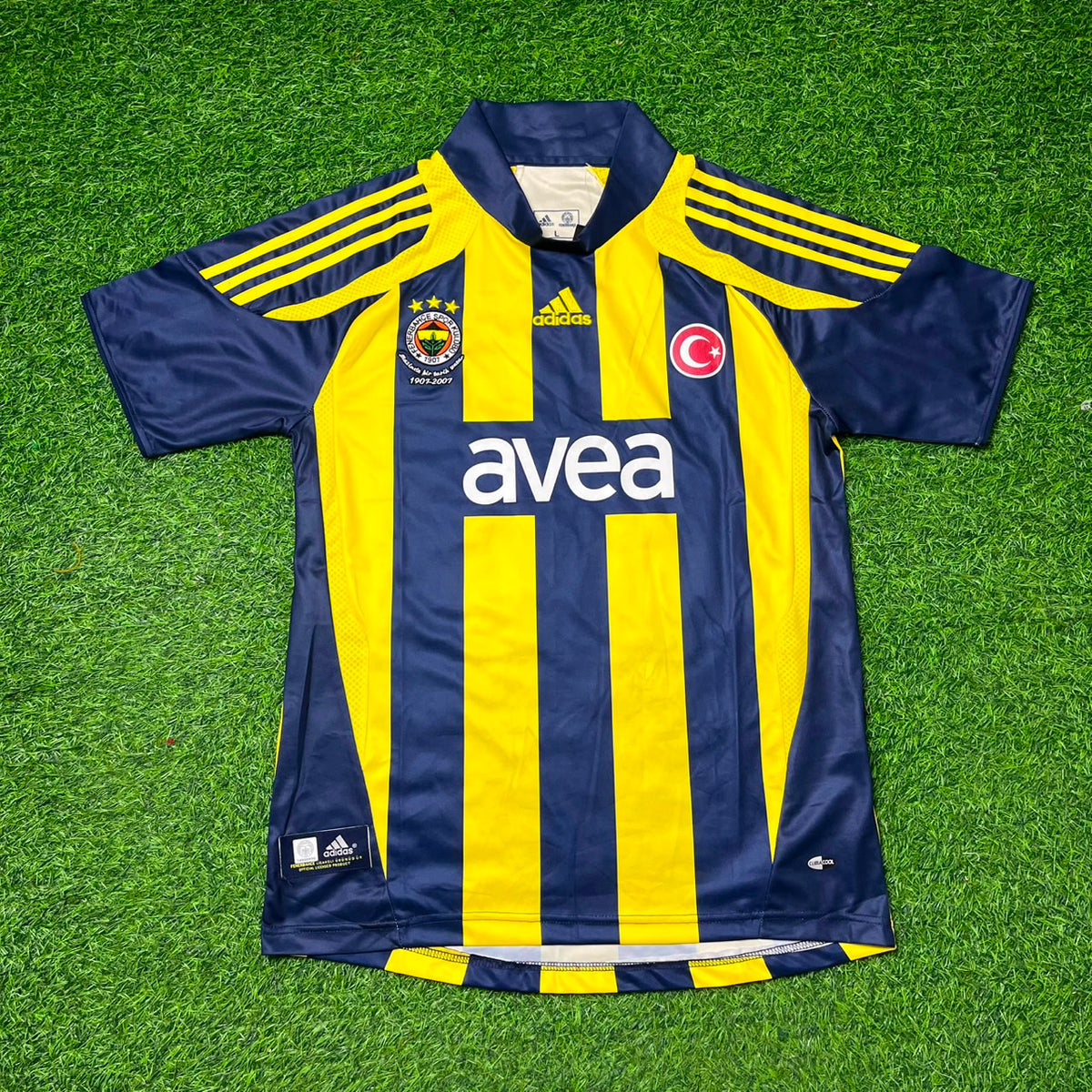 Alex de Souza Fenerbahçe 2007 2008 Home Retro Football Jersey