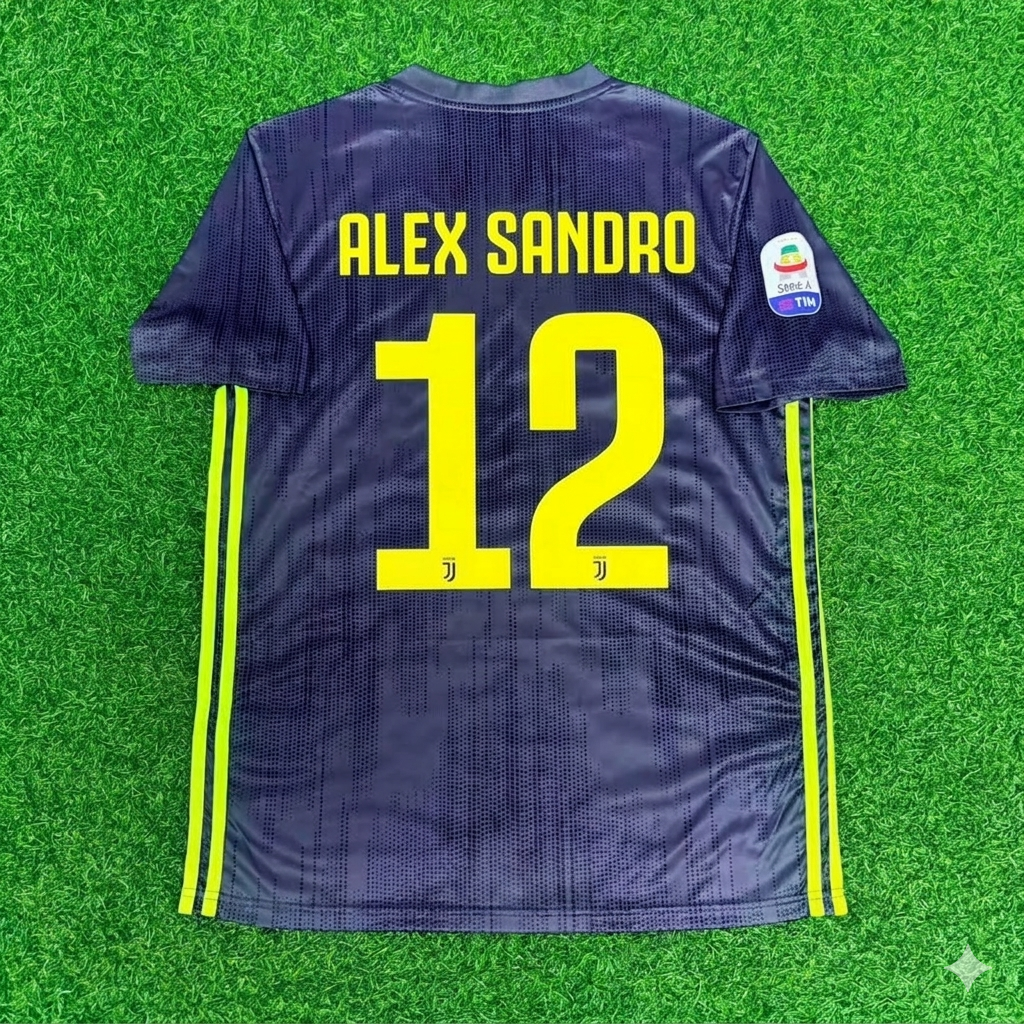 Maillot de football rétro domicile Juventus 2017/18 – Alex Sandro 12