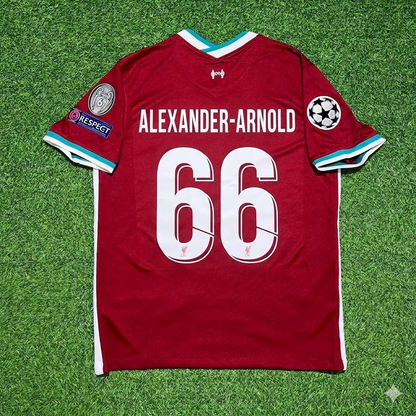 Maillot de football rétro domicile Liverpool 2019 2020 Trent Alexander-Arnold 66#