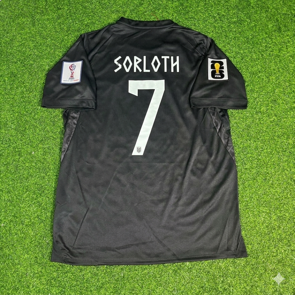 Alexander Sørloth #7 Norway 2026 World Cup Black Away Football Jersey