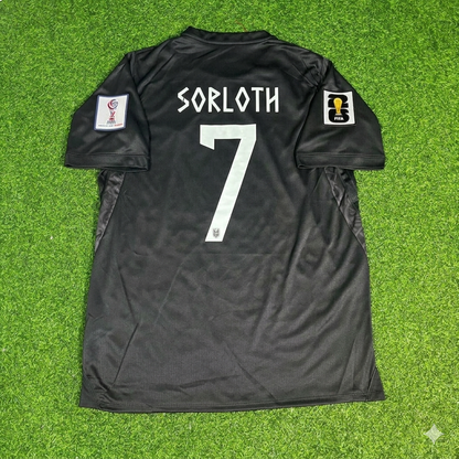 Alexander Sørloth #7 Norway 2026 World Cup Black Away Football Jersey