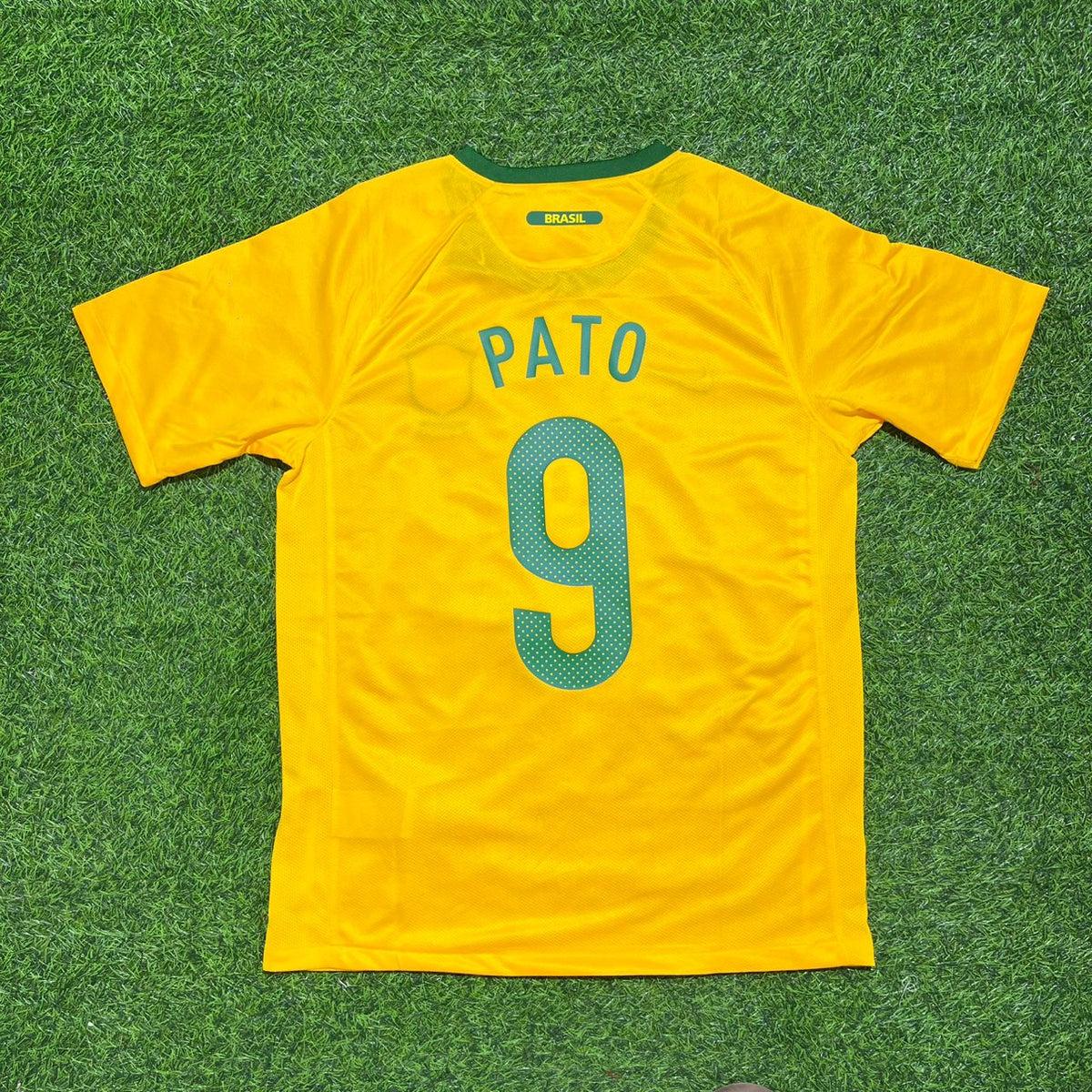 Alexandre Pato Brasilien WM 2010 Retro Gelbes Trikot