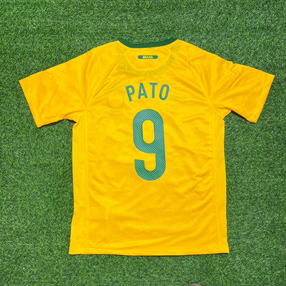 Alexandre Pato Brasilien WM 2010 Retro Gelbes Trikot