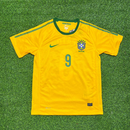 Alexandre Pato Brasilien WM 2010 Retro Gelbes Trikot