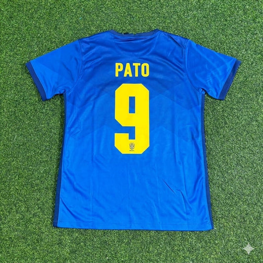 Alexandre Pato Brésil Maillot de foot bleu