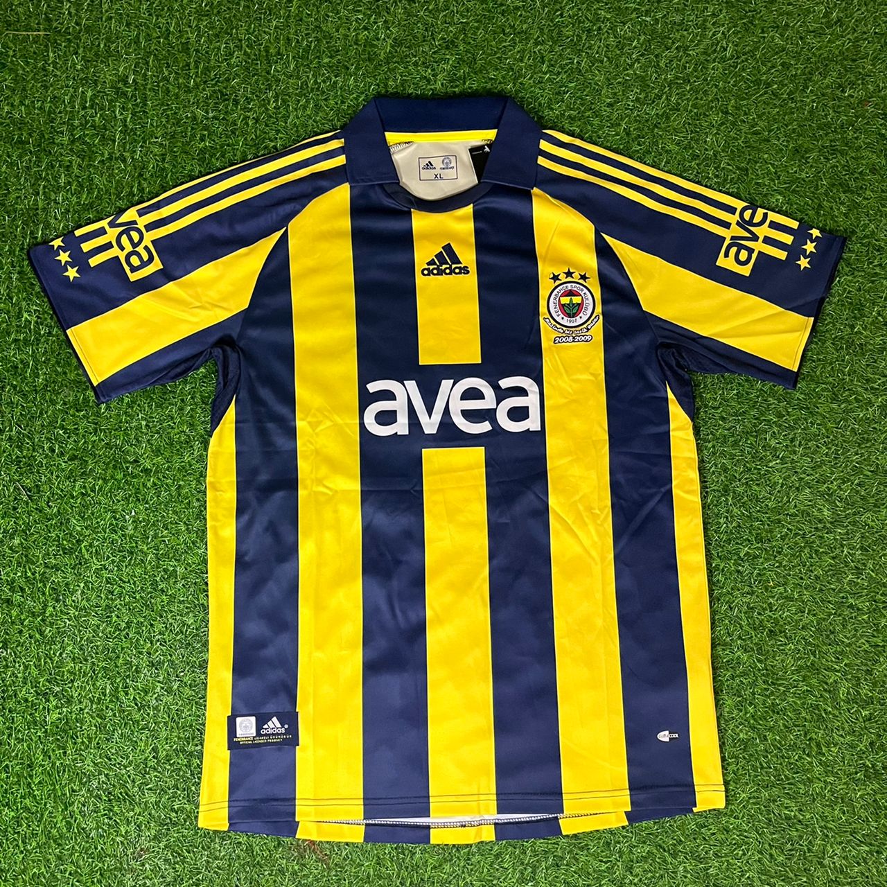 Roberto Carlos Fenerbahce 2008-2009 weißes Retro-Trikot – | Trikot | Maillot Fußballtrikot