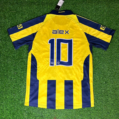Fenerbahçe 2008-2009 White Retro Kit Jersey – | Trikot | Maillot Soccer Shirt
