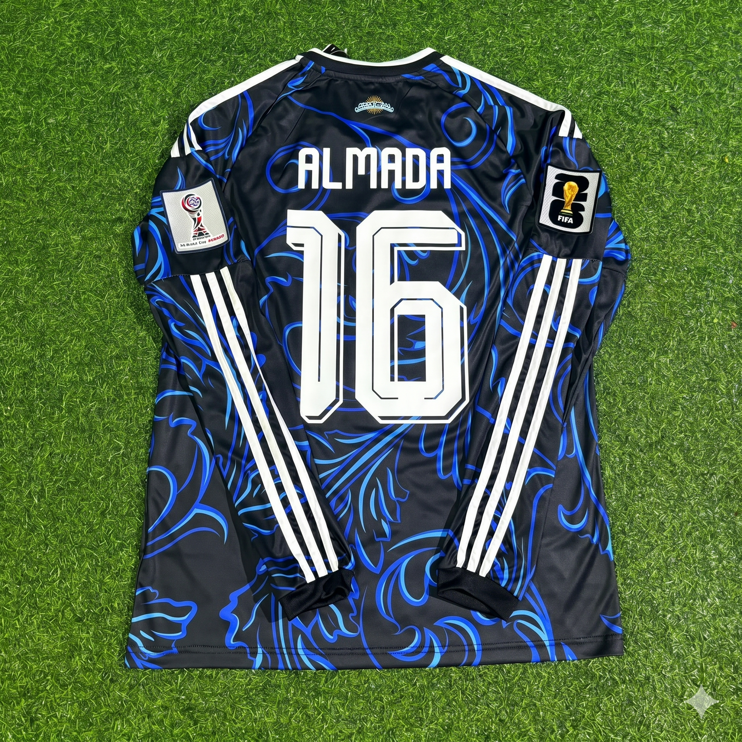Thiago Almada Argentinien 2026 WM Langarm-Fußballtrikot