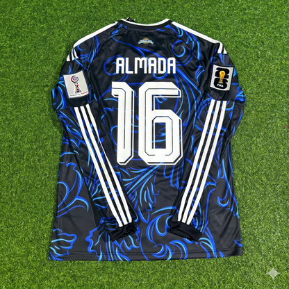 Thiago Almada Argentinien 2026 WM Langarm-Fußballtrikot