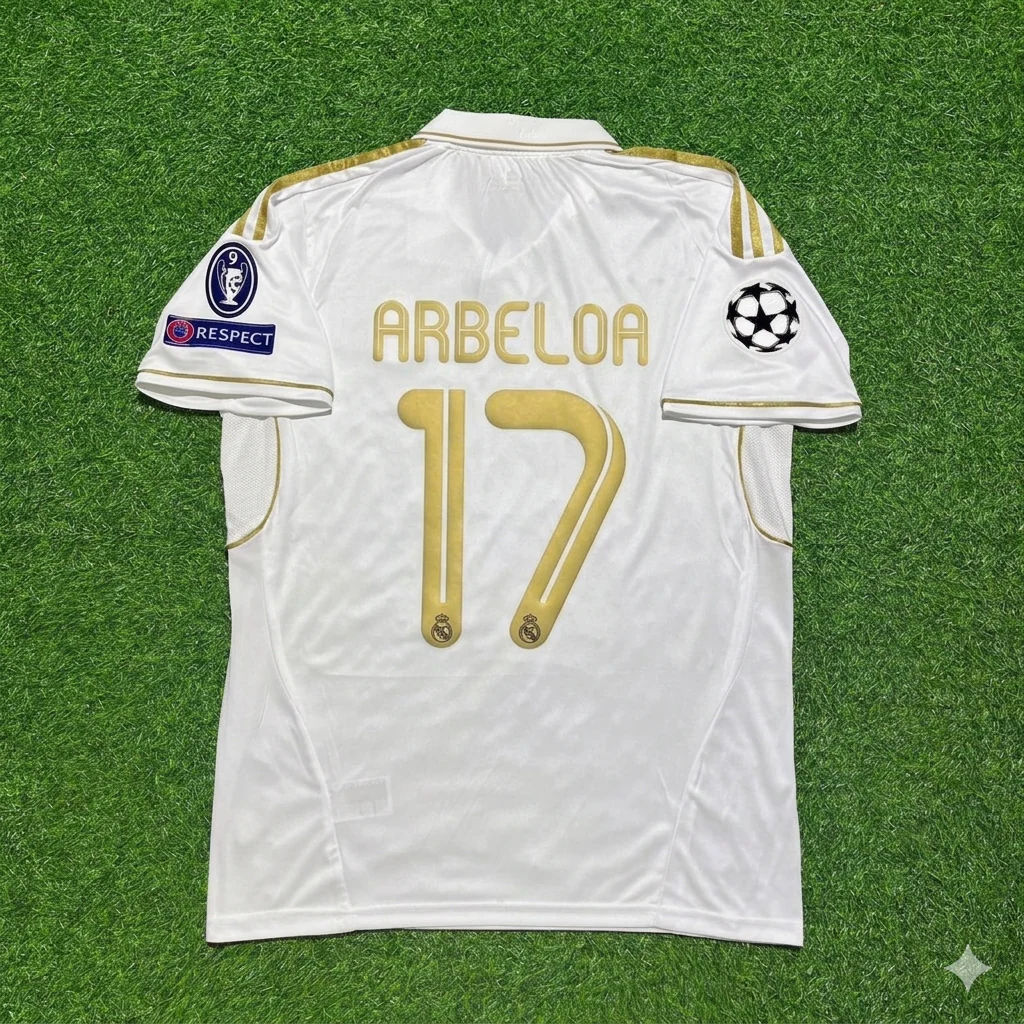 Álvaro Arbeloa #17 Real Madrid 2011-2012 Jersey Soccer Shirt Trikot
