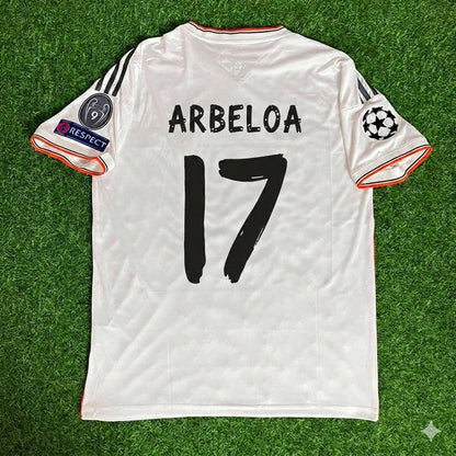 Álvaro Arbeloa 17- Real  Madrid Lisbon Short Sleeve Jersey Soccer Shirt