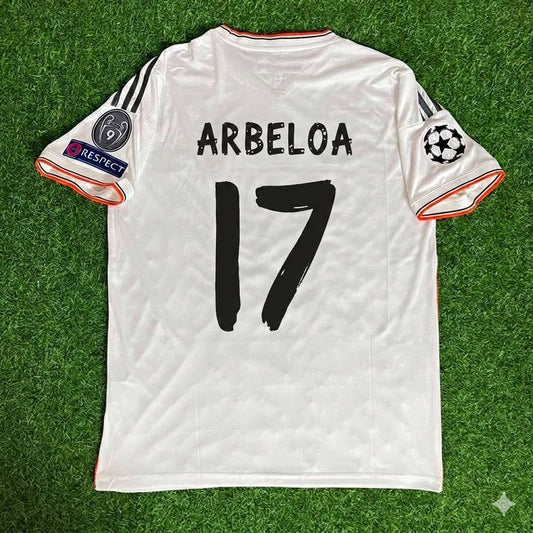 Álvaro Arbeloa 17- Real  Madrid Lisbon Short Sleeve Jersey Soccer Shirt
