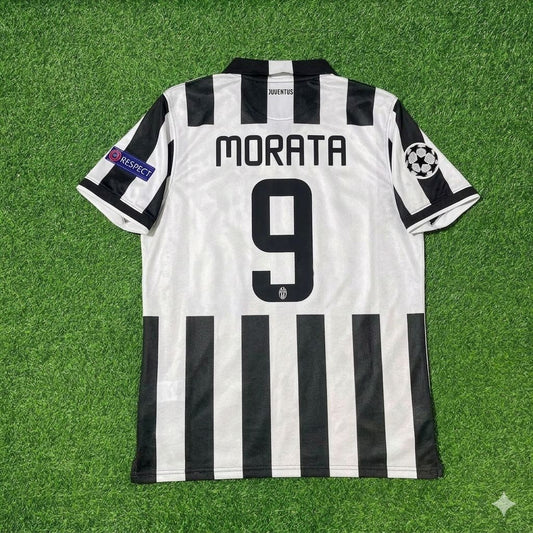 Alvaro Morata 9-Juventus 2014 2015 Retro Trikot
