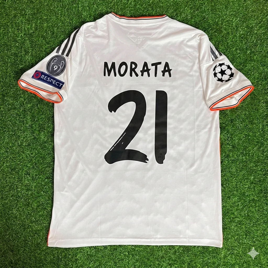 Álvaro Morata 21- Real  Madrid Lisbon Short Sleeve Jersey Soccer Shirt