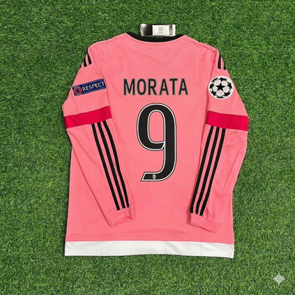 Juventus 2015/16 Pink Retro Jersey – Alvaro Morata