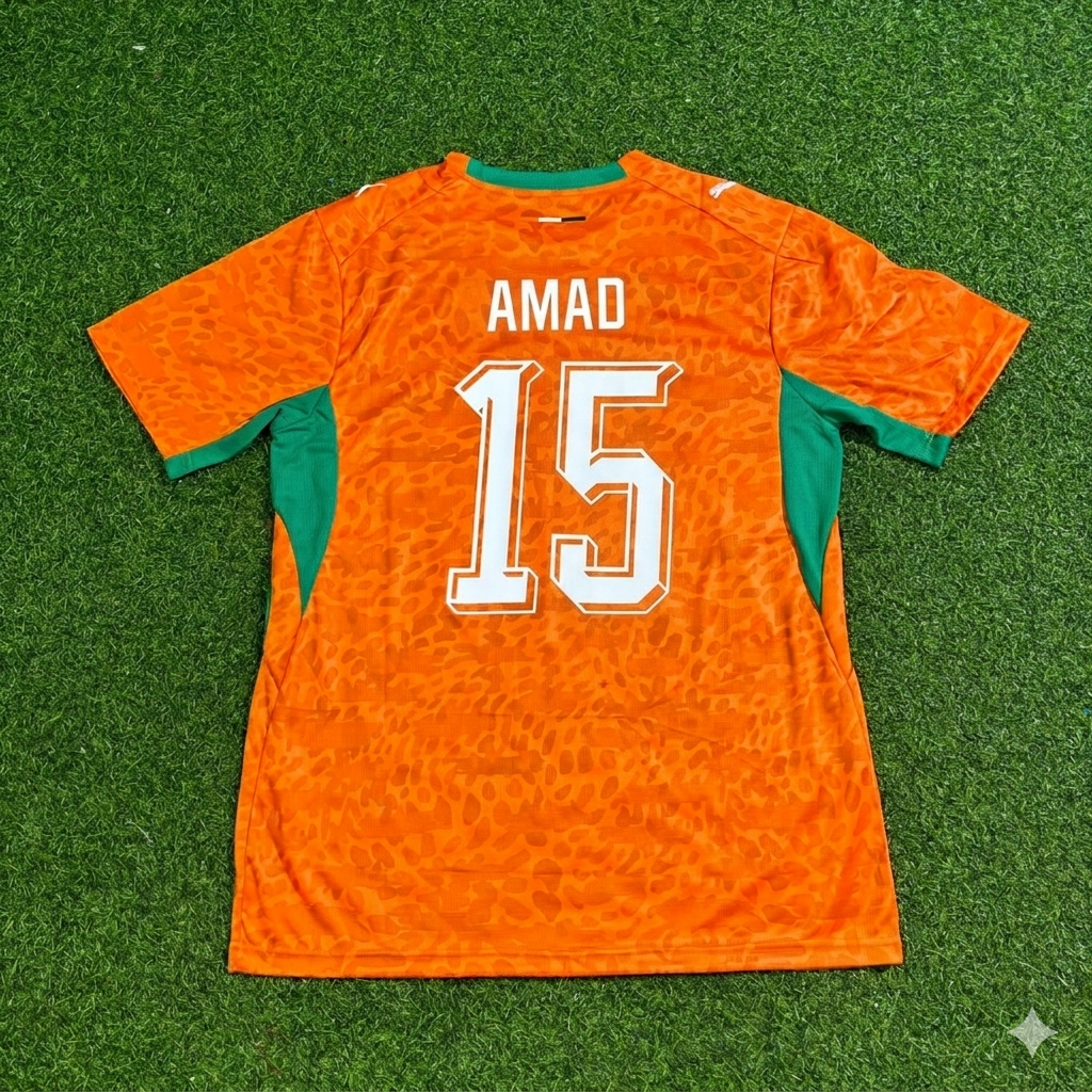 Amad Diallo Elfenbeinküste WM 2026 Fußball Trikot