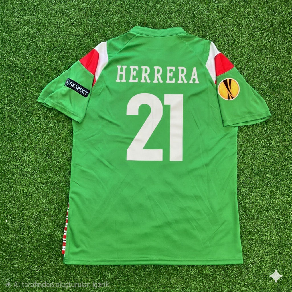 Ander Herrera Athletic Bilbao 2012 UEFA Final Retro Football Jersey Kit