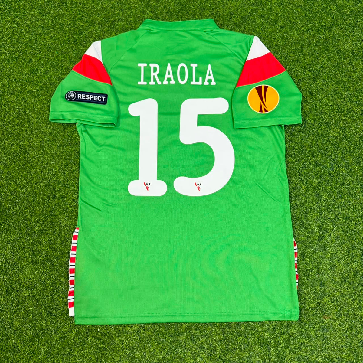 Andoni Iraola Athletic Bilbao 2012 UEFA Final Retro Football Jersey Kit