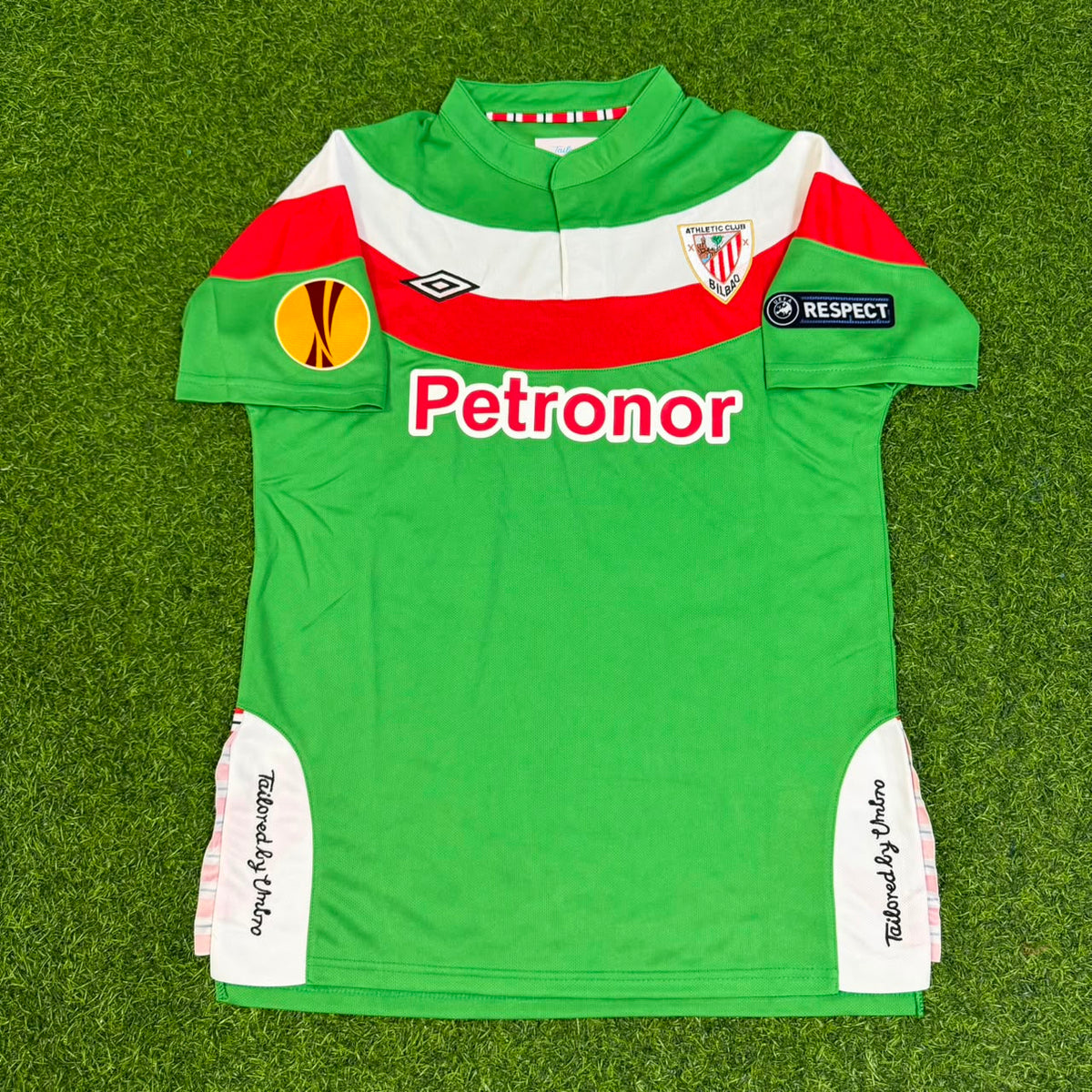 Andoni Iraola Athletic Bilbao 2012 UEFA Final Retro Football Jersey Kit