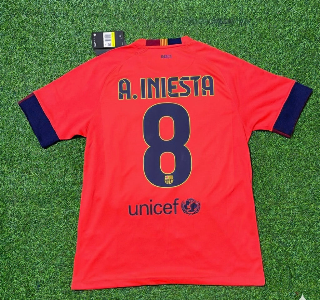 Barcelona 2014 Retro Jersey – Andre Iniesta 8