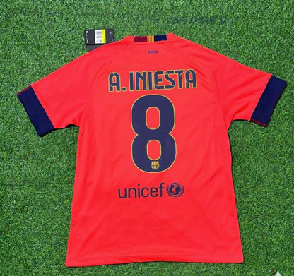 Barcelona 2014 Retro Jersey – Andre Iniesta 8