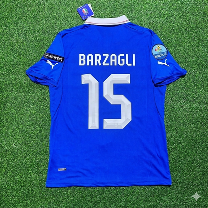 Andrea Barzagli 15 – Italien Euro 2012 Retro-Heimtrikot