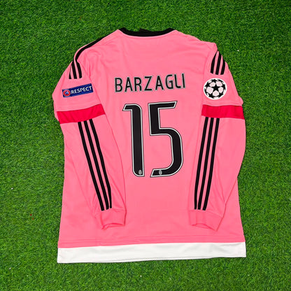 Juventus 2015/16 Pink Retro Jersey – Andrea Barzagli
