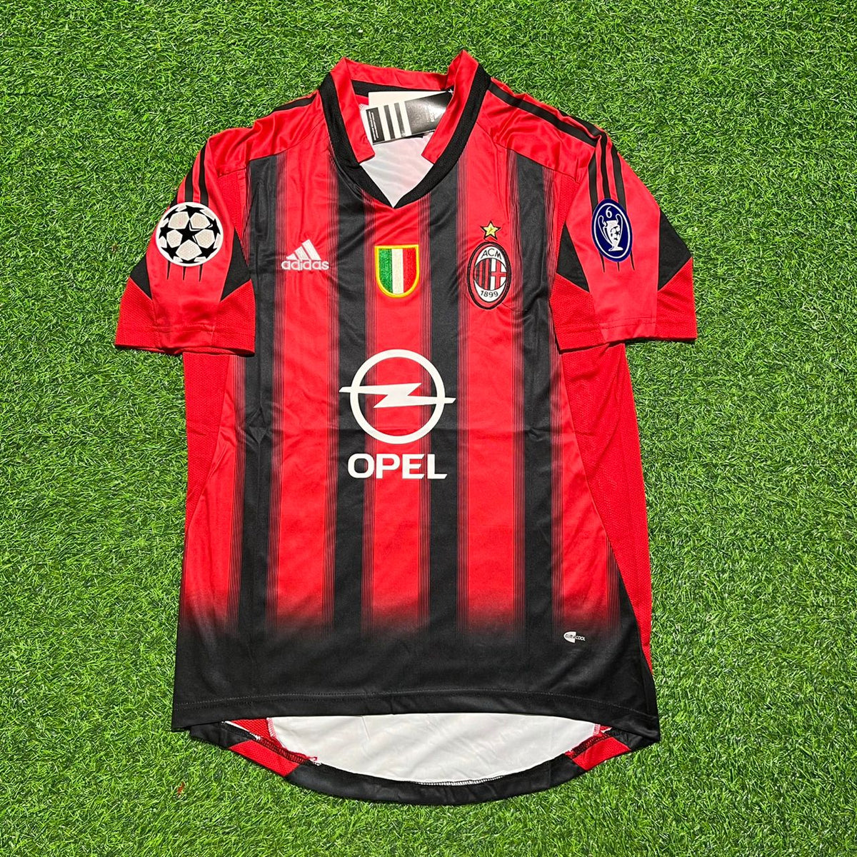 AC Milan 2004/05 Home Retro Football Jersey – Alessandro Nesta 13