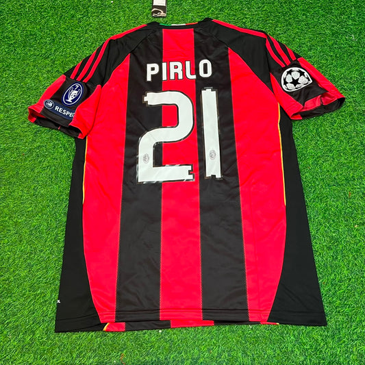 Andrea Pirlo 21 - Milan 2010/2011 Heim Retro Trikot