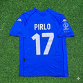 Maillot rétro domicile Italie Coupe du monde 2002 Andrea Pirlo #17