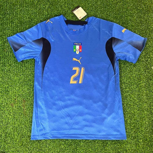 Andrea Pirlo 21 – Italien WM 2006 Finale Retro Trikot – | Trikot | Maillot Fußballtrikot