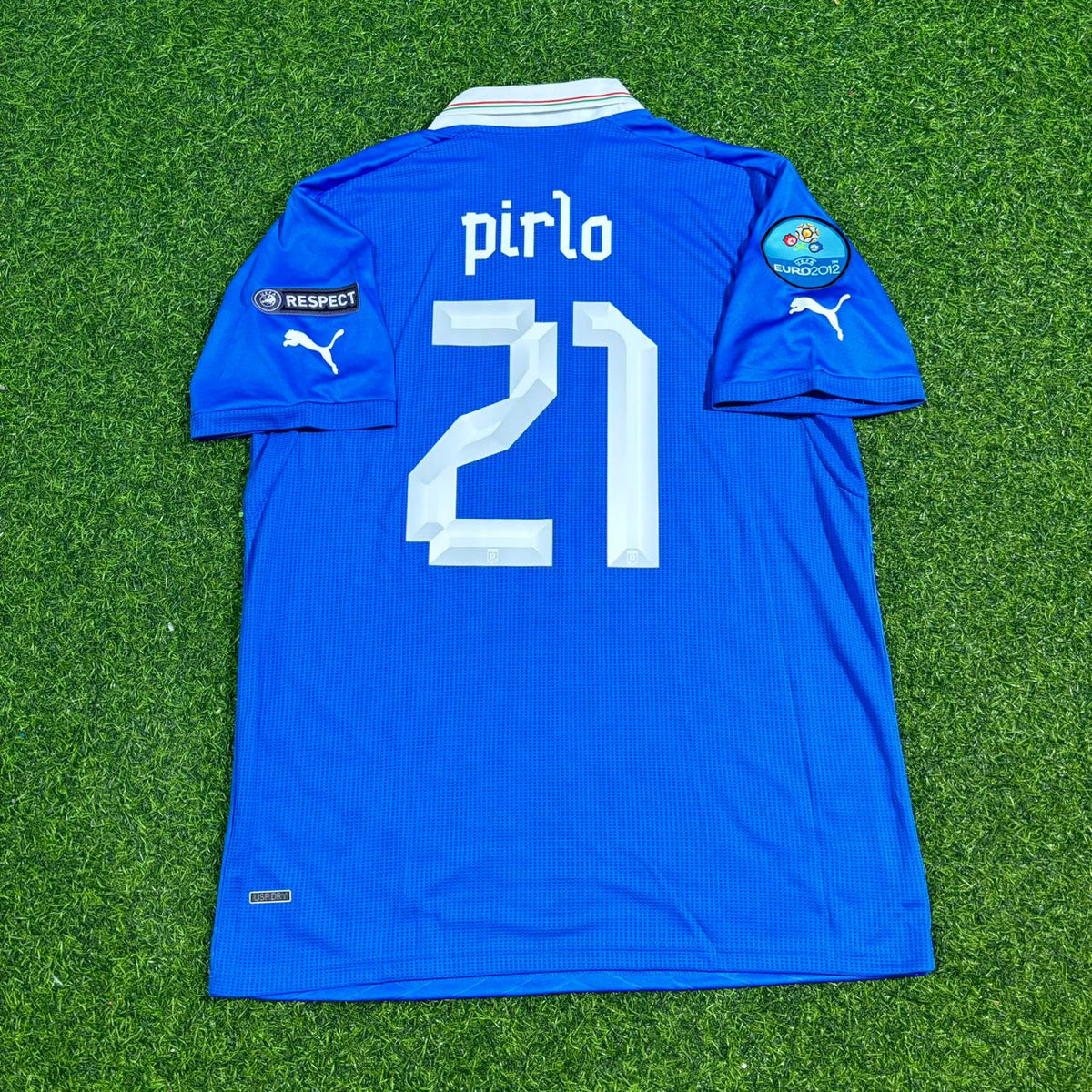 Andrea Pirlo 21- Italien EM 2012 Retro-Heimtrikot