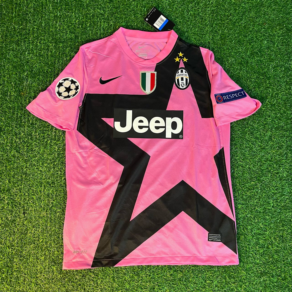 Andrea Pirlo Juventus Pink 2012 2013 Season Retro Jersey