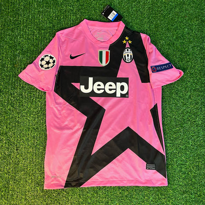 Andrea Pirlo Juventus Pink 2012 2013 Season Retro Jersey