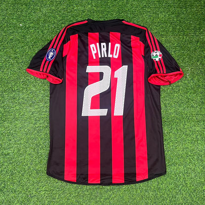 Camiseta de fútbol retro local del AC Milan 2003/04 – Andrea Pirlo