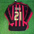 Andrea Pirlo Milan 2006 2007 Maillot Rétro Manches Longues Trikot Maglia Maillot de Football