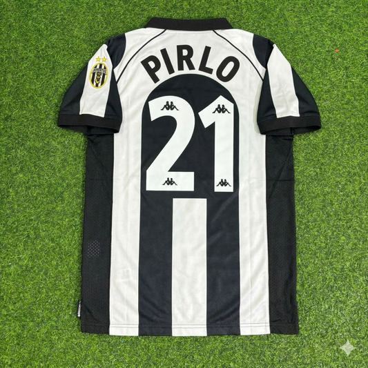 Andrea Pirlo 21 - Juventus Retro-Heimtrikot Fußballshirt