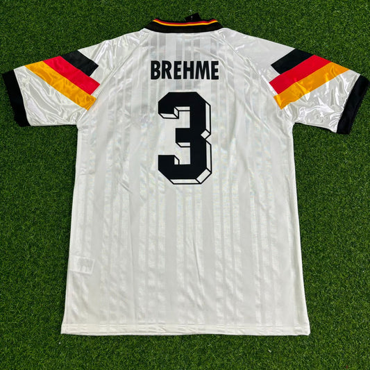 Andreas Brehme Deutschland 1992 Retro Deutschland Fußballtrikot