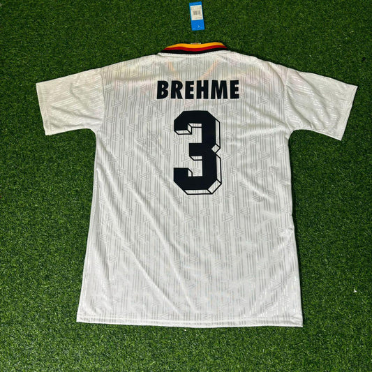 Camiseta de fútbol retro de Andreas Brehme, Alemania, Mundial 1994