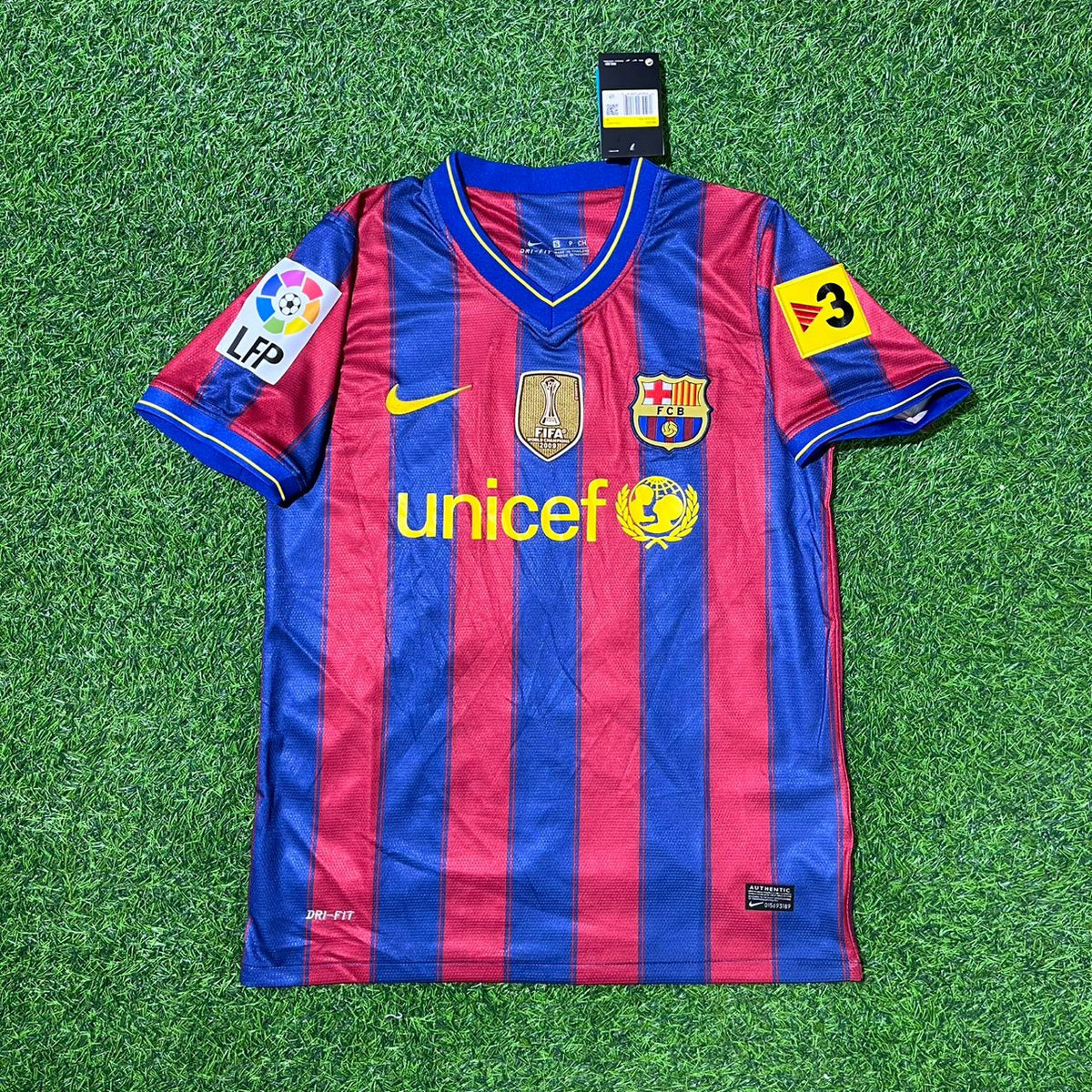 Barcelona 2009/10 Home Retro Jersey – Andres Iniesta 8
