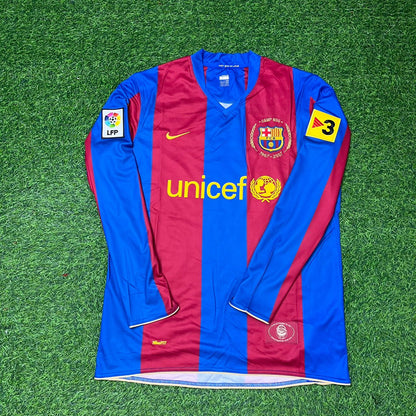 Barcelona 2007 Retro Football Jersey – Andres Iniesta