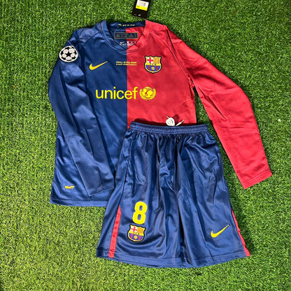 Maillot de foot Andrés Iniesta 8 – Rétro Barcelone 2009 –