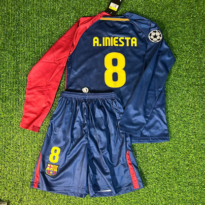 Maillot de foot Andrés Iniesta 8 – Rétro Barcelone 2009 –