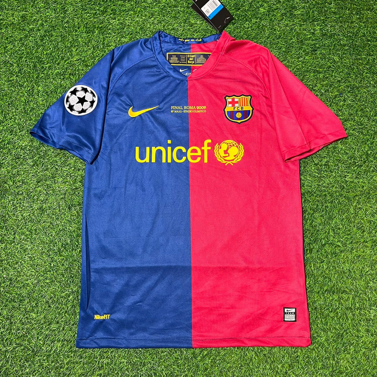 Camiseta retro del Barcelona de la final de la Liga de Campeones 2009 – Andrés Iniesta 8