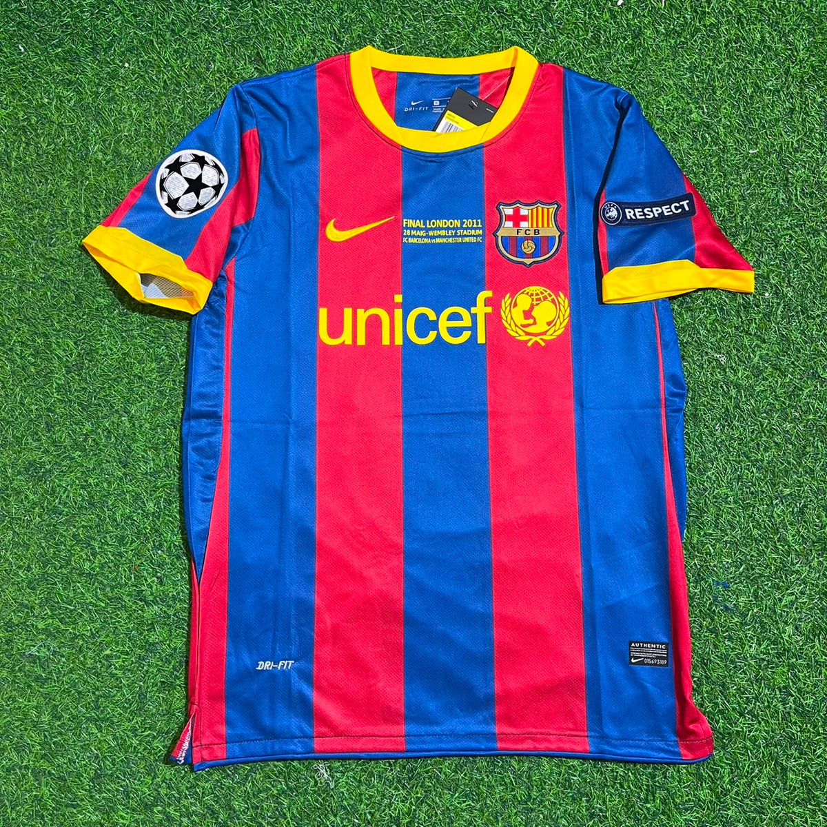 Camiseta del Barcelona 2011 Final de Londres – Andrés Iniesta