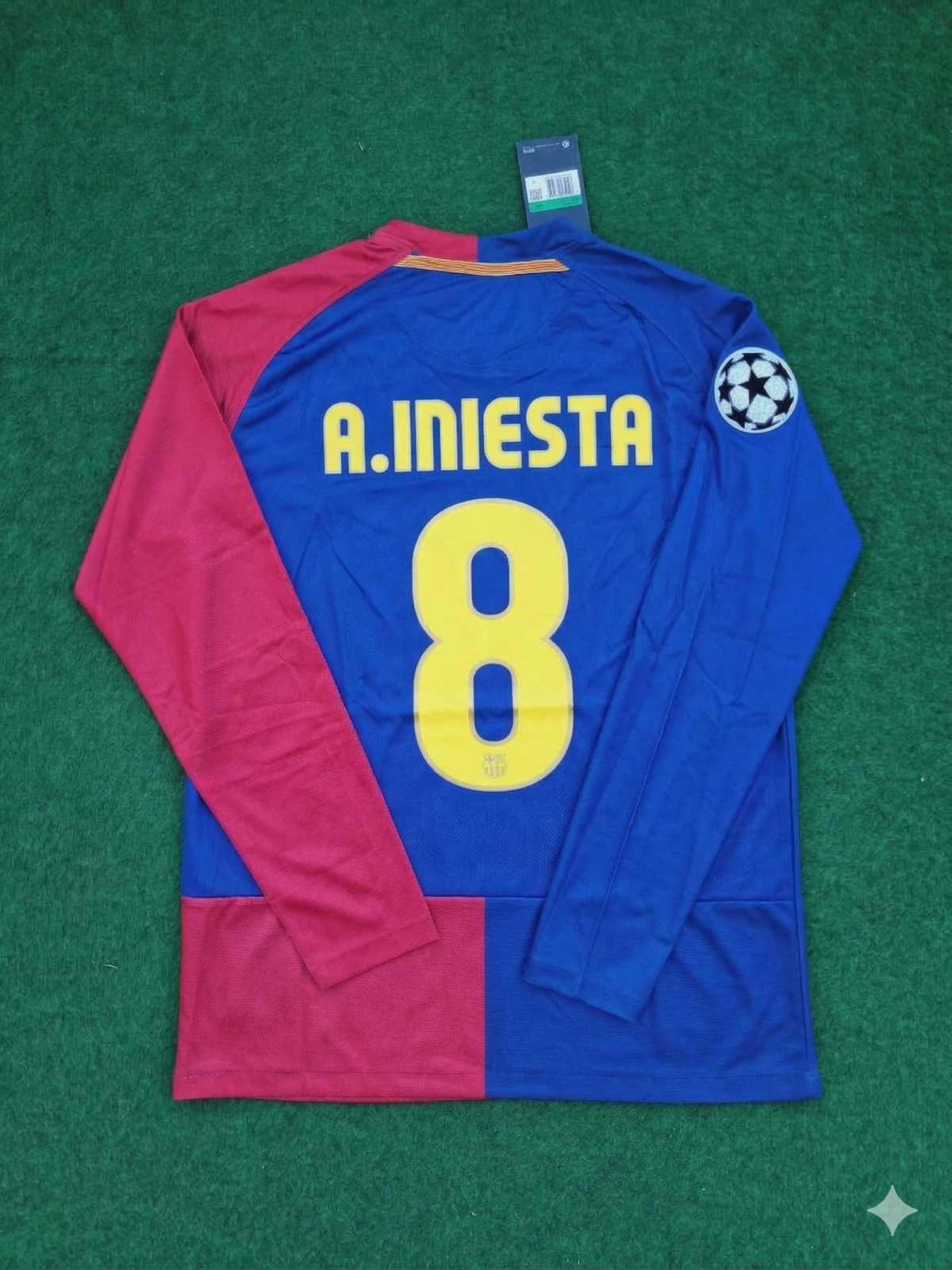 Barcelona 2009 Champions League Final Retro Jersey – Andres Iniesta