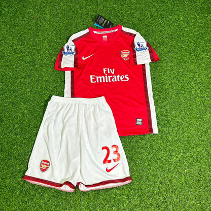 Andrey Arshavin Arsenal 2009/2010 Retro Kids Football Jersey Kit