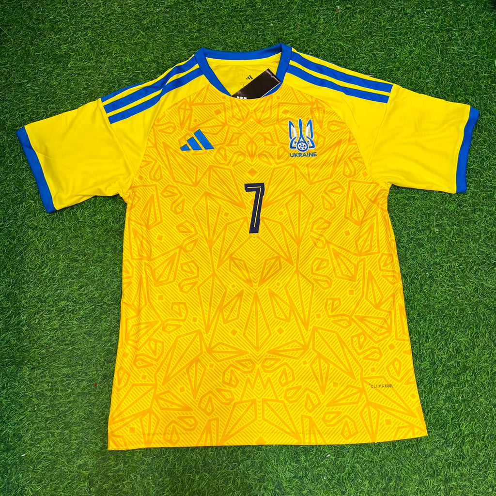 Andriy Shevchenko Ukraine Retro Football Jersey