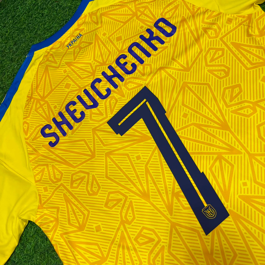 Andriy Shevchenko Ukraine Retro Football Jersey