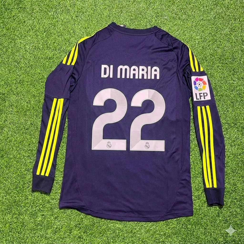 Angel Di Maria 22- Real 2012/2013 Away Long Sleeve Football Jersey